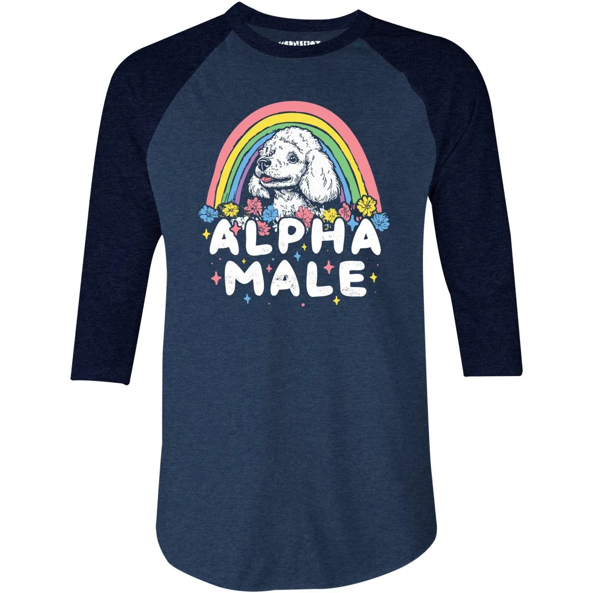 Alpha Male - 3/4 Sleeve Raglan T-Shirt