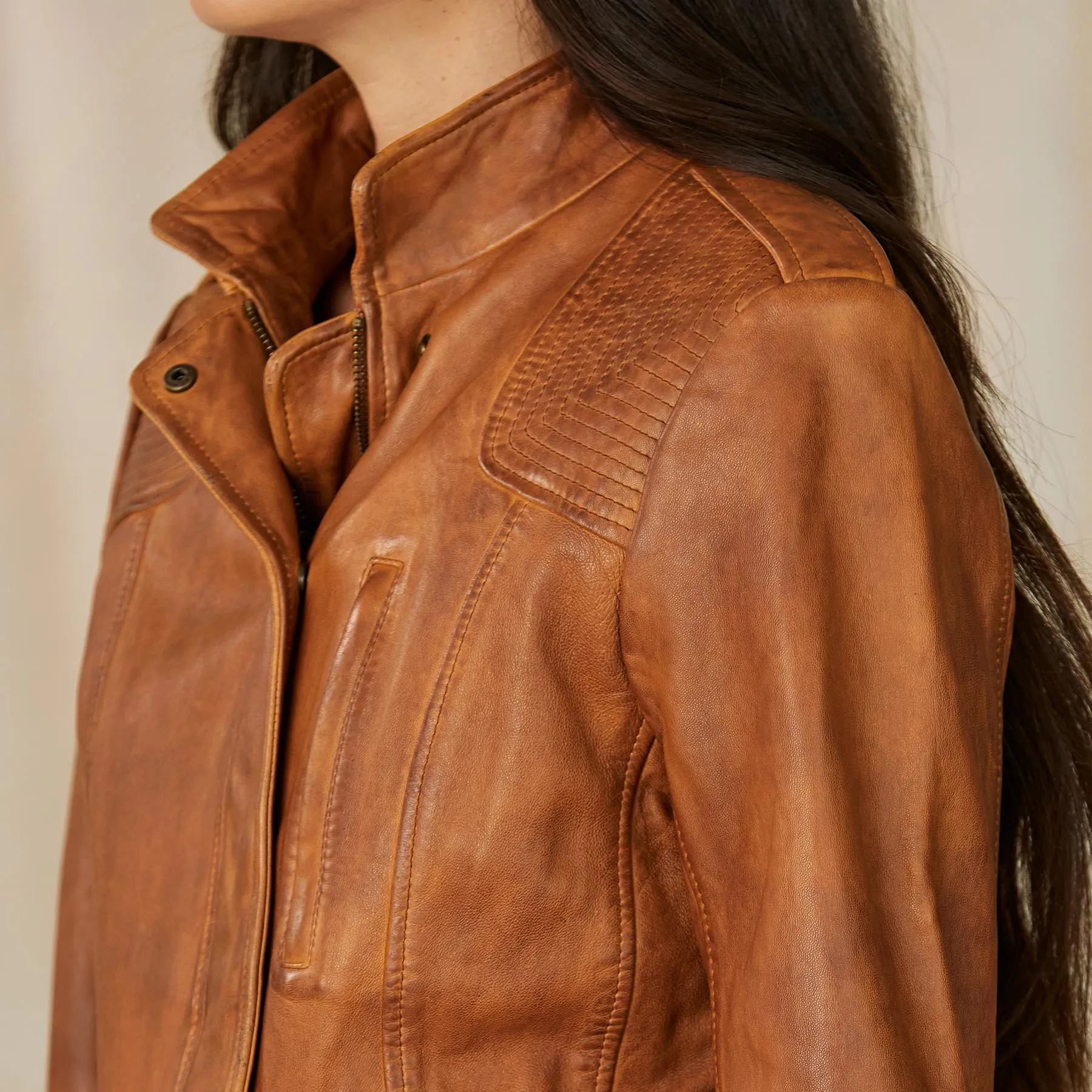 Angela Leather Jacket