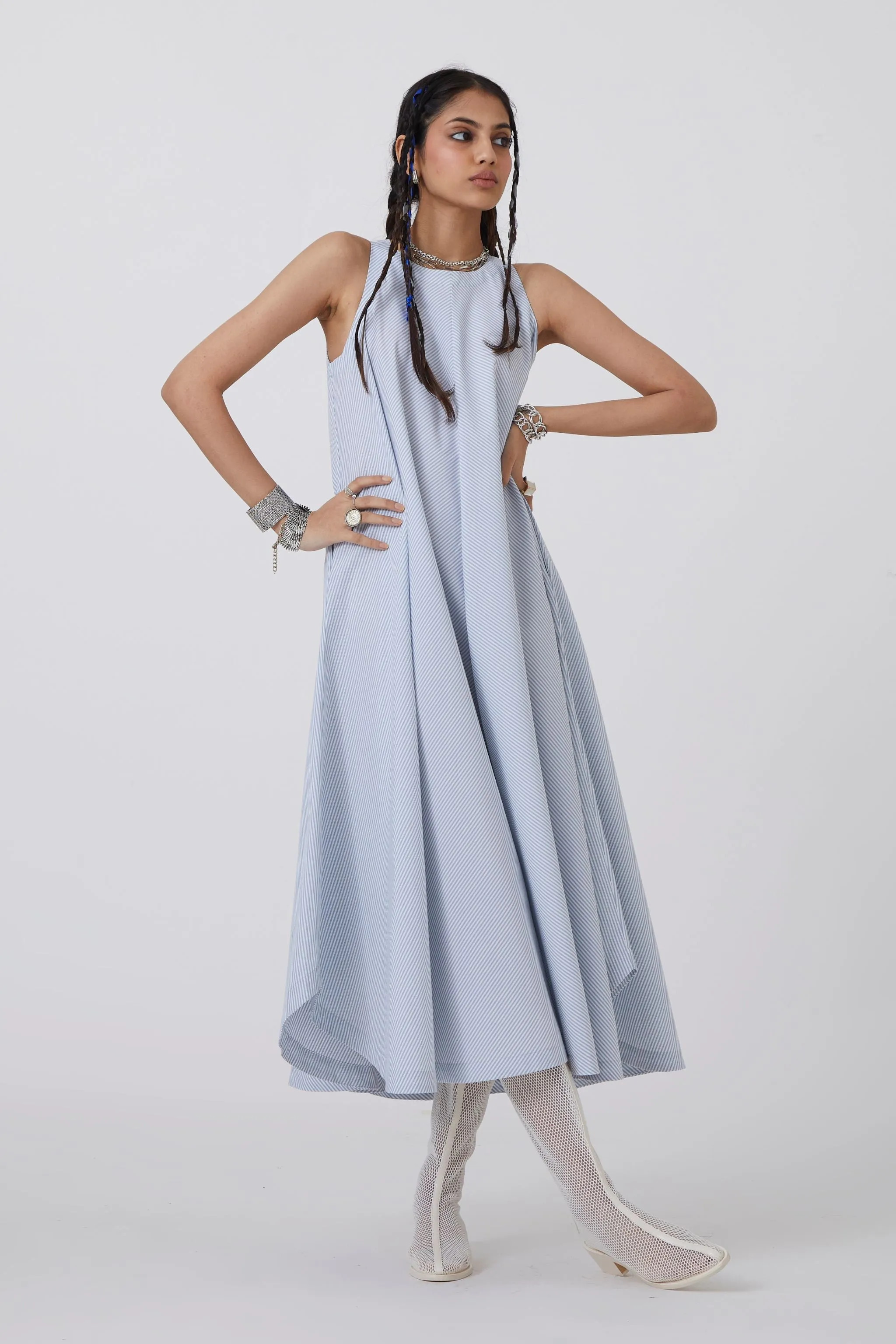 Audric Blue Stripe - Dress