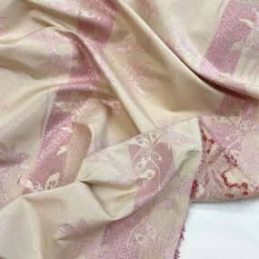 Bamboo Cotton Candy Brocade