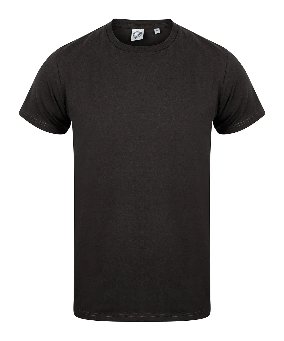 Black* - Men's feel good stretch t-shirt