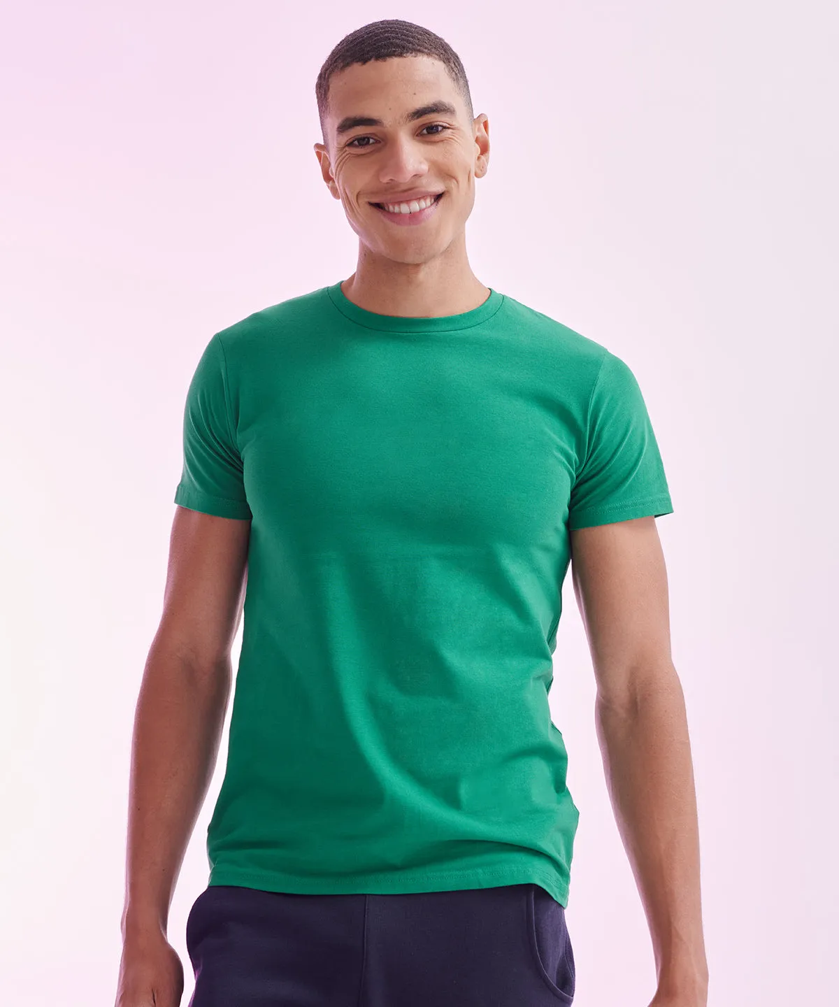 Black* - Men's feel good stretch t-shirt