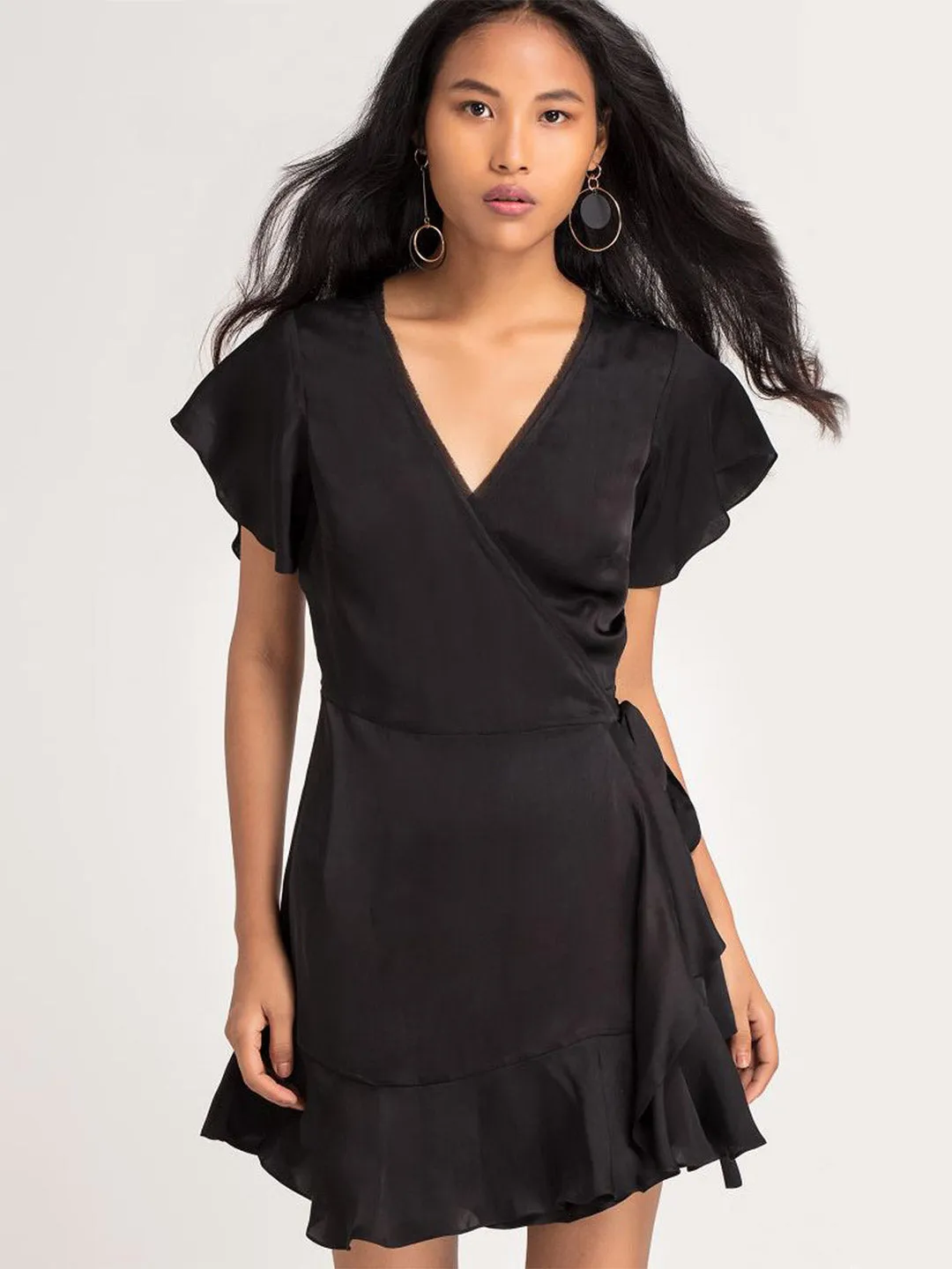 Black Wrap Dress