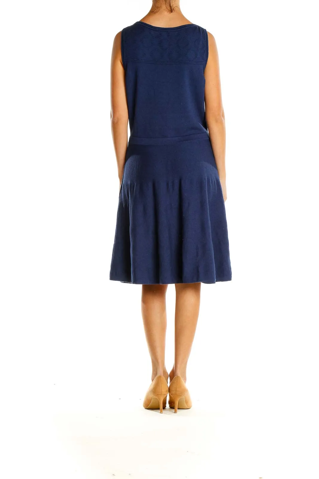 Blue Classic Shift Dress