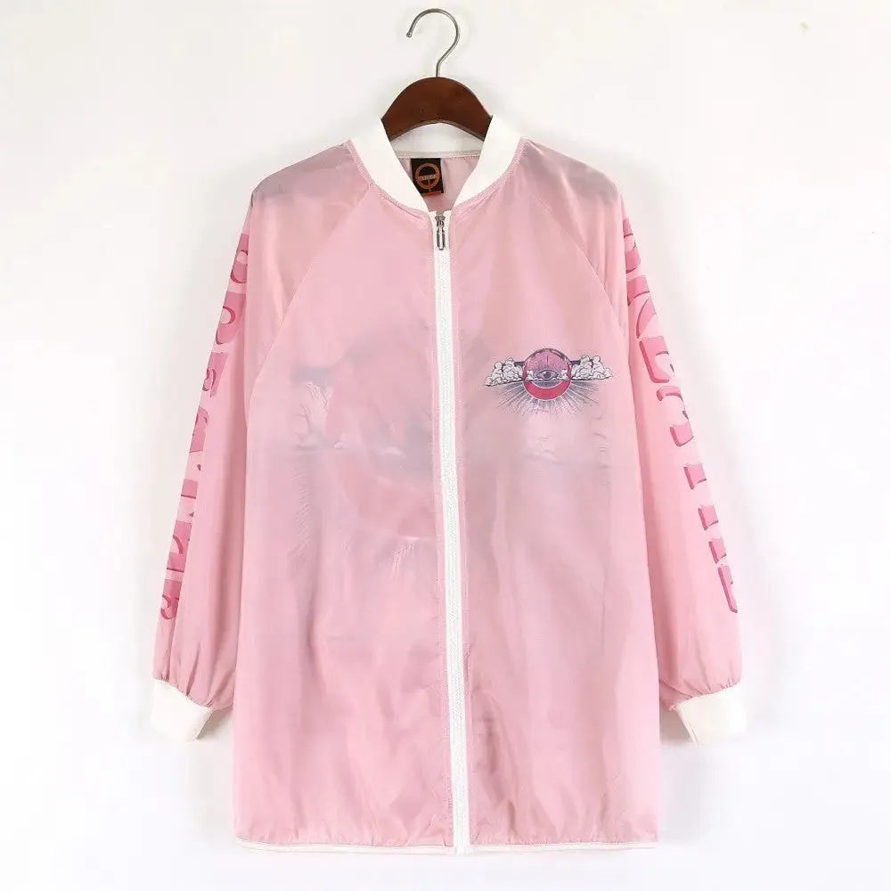 Breathe Pink Sun Protection Windbreaker Ultra-lightweight Jacket