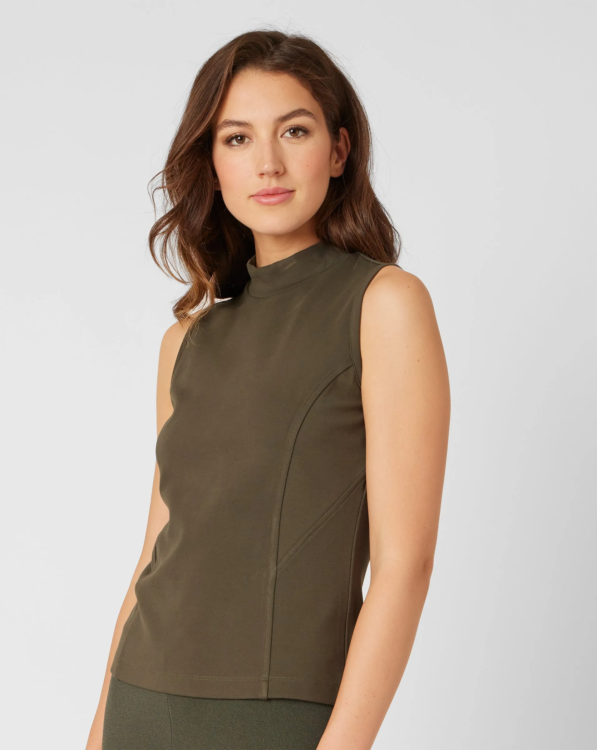 Brookite Mock Neck Tank