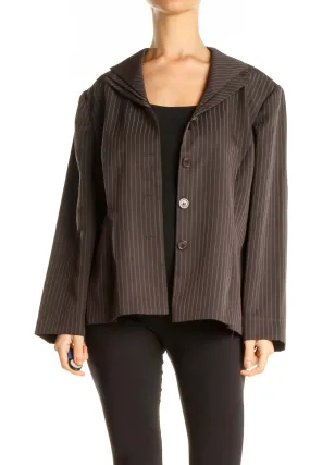 Brown Pinstripe Jacket