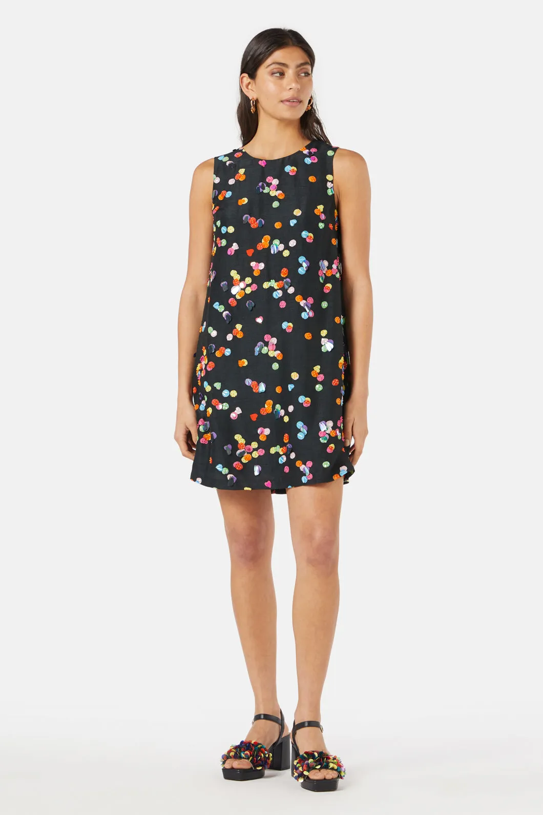 Confetti Hearts Shift Dress