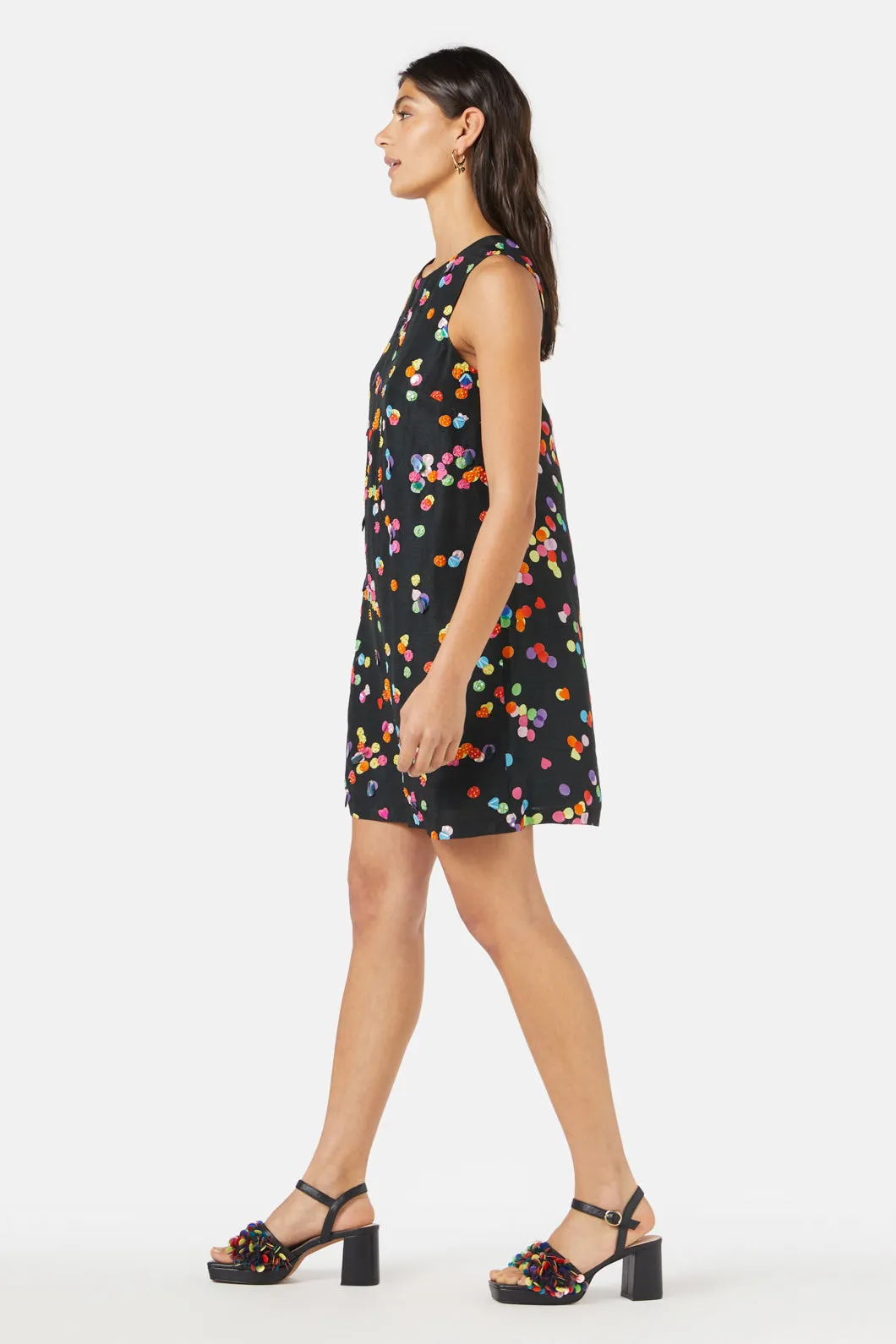 Confetti Hearts Shift Dress