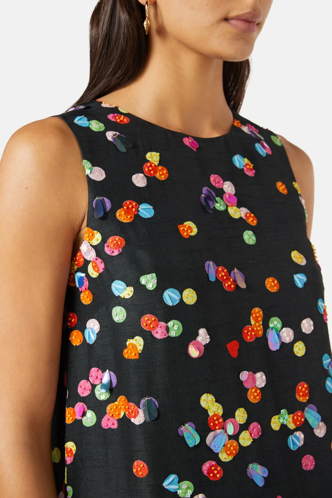 Confetti Hearts Shift Dress