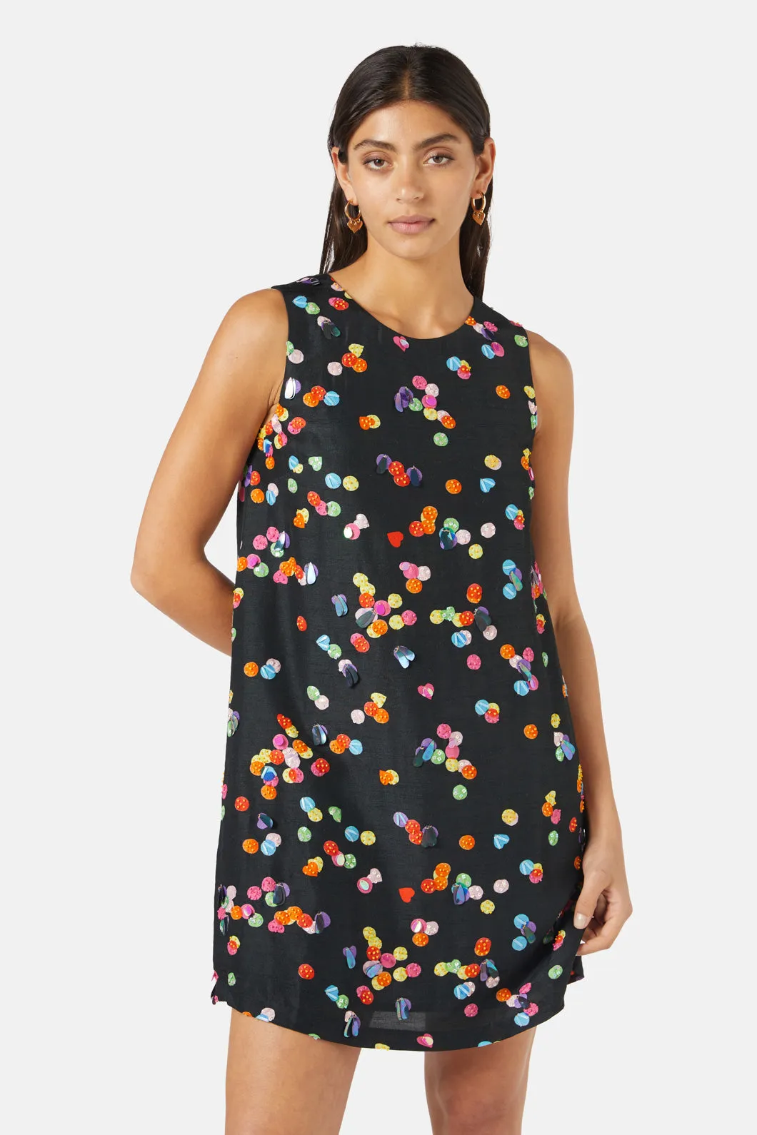 Confetti Hearts Shift Dress