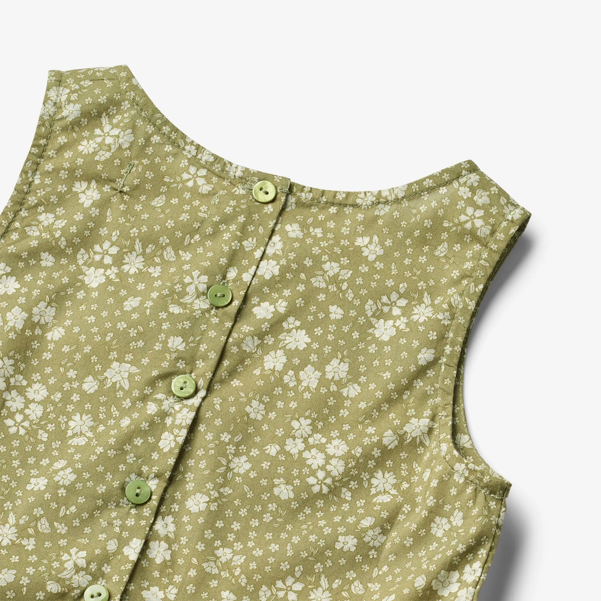 Dress Nilla - green flowers