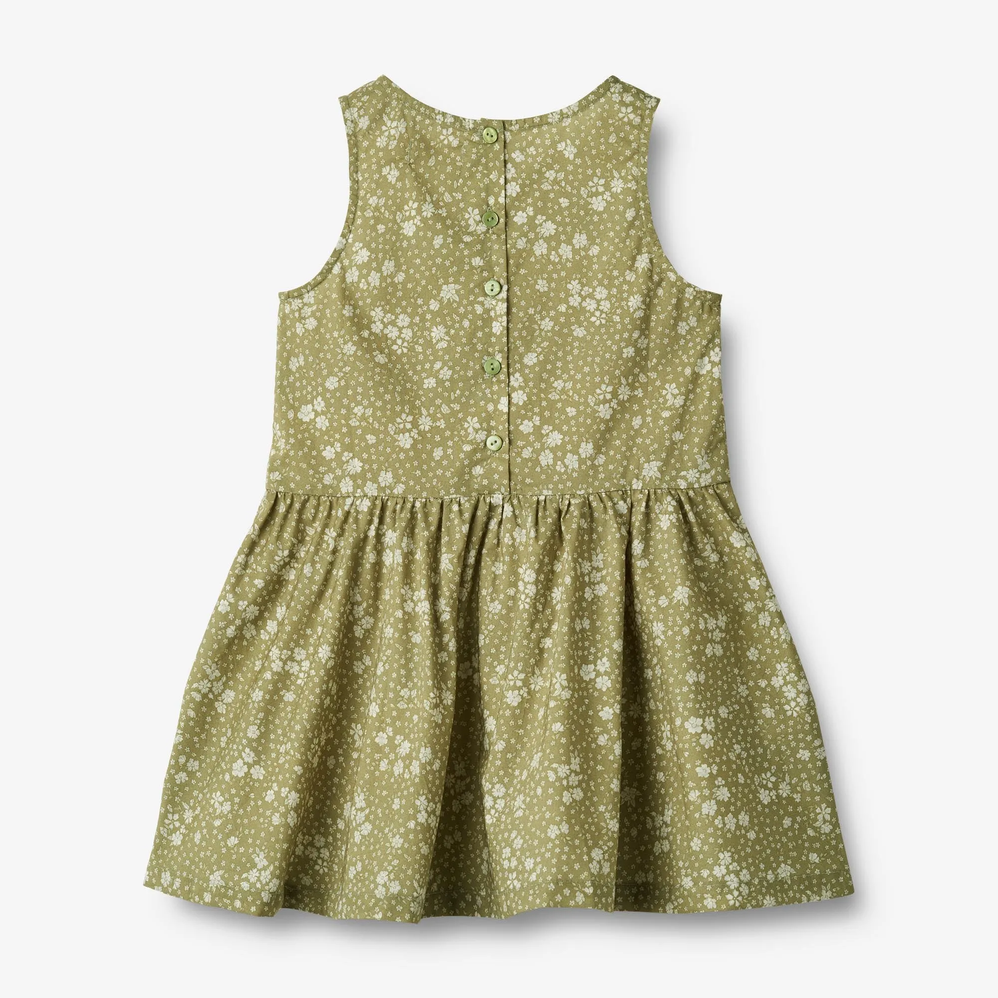 Dress Nilla - green flowers