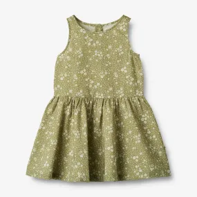 Dress Nilla - green flowers