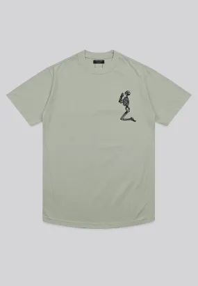 ESSENTIAL BIG SKELETON SOFT KHAKI T-SHIRT