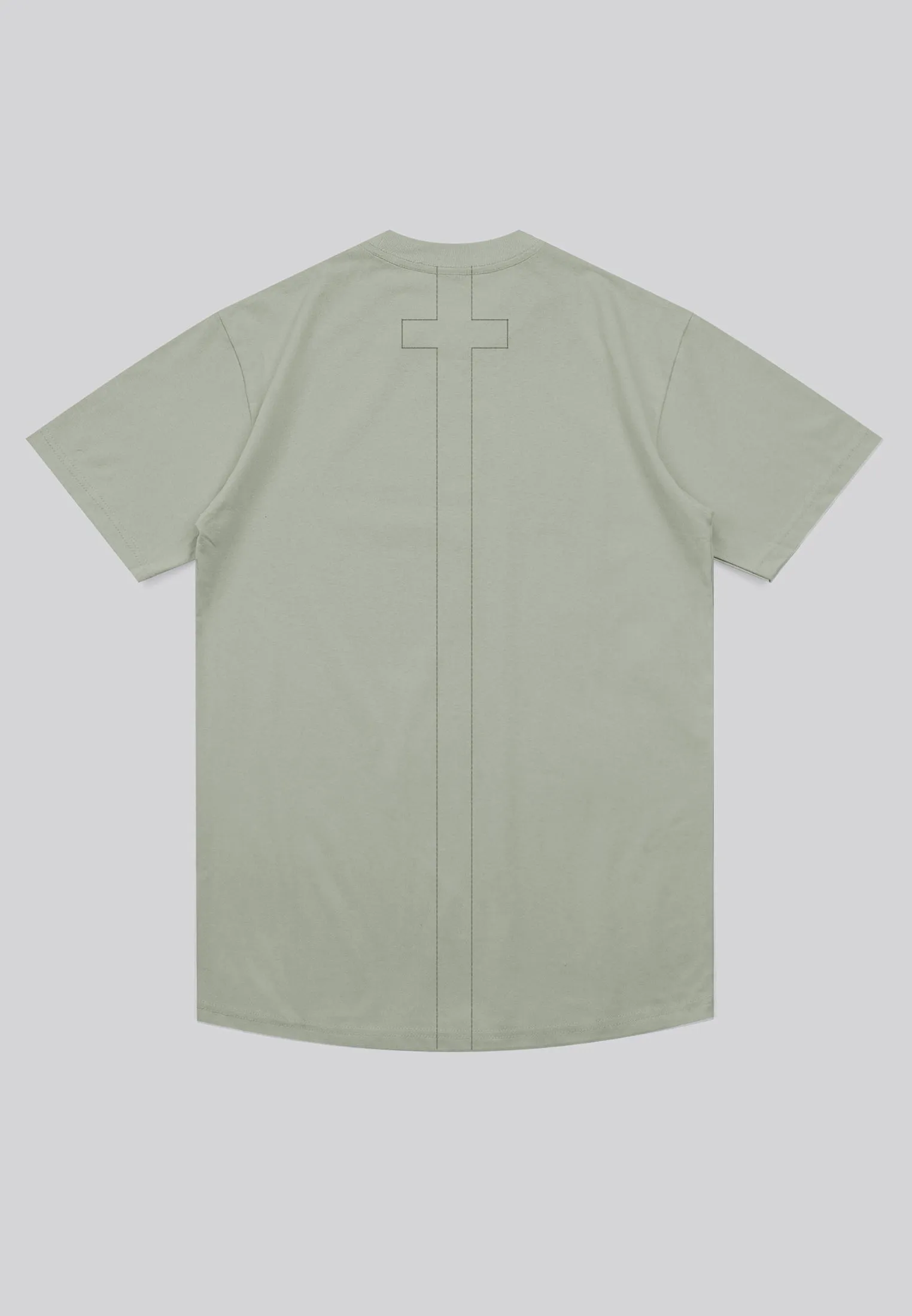 ESSENTIAL BIG SKELETON SOFT KHAKI T-SHIRT