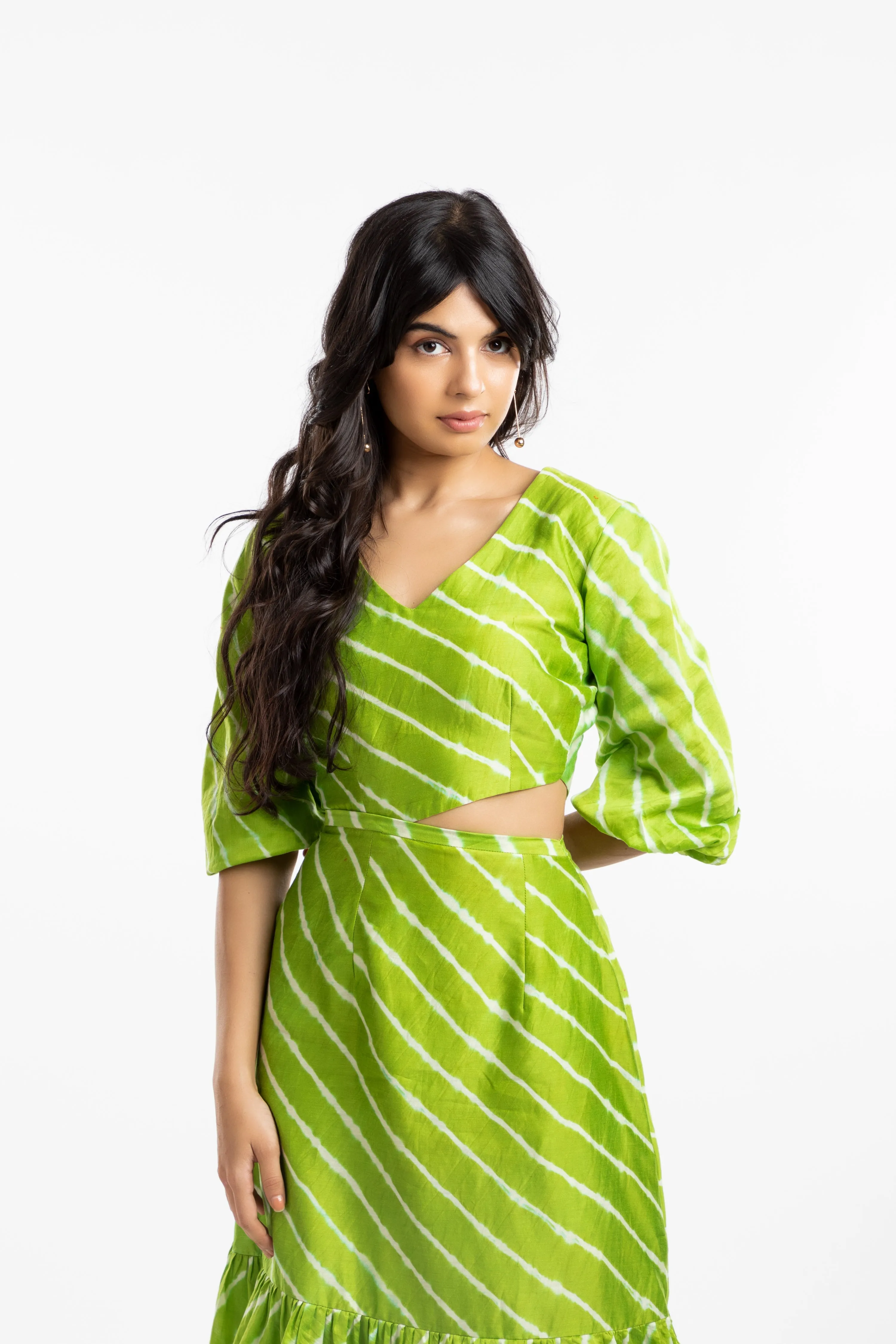 Green Cutout Dress