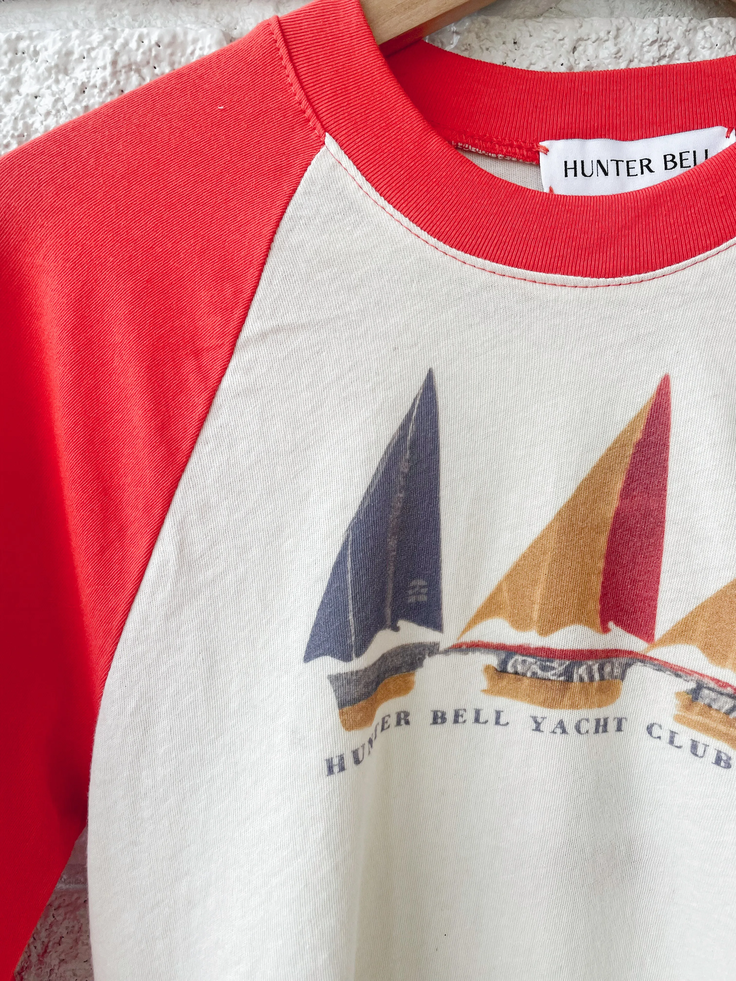 H.B. Yacht Club Raglan Tee