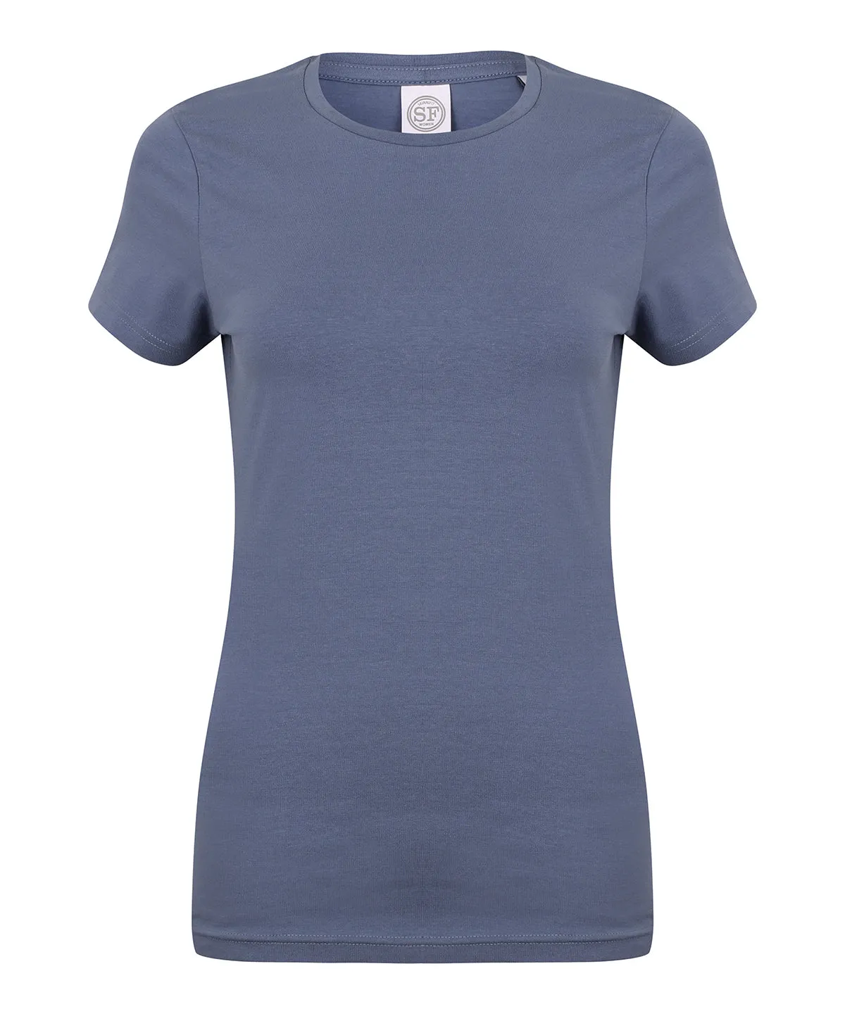 Heather Navy - Feel good women's stretch t-shirt