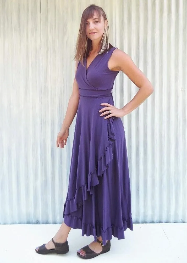 Josephine Ruffle Maxi Dress (Custom Made)