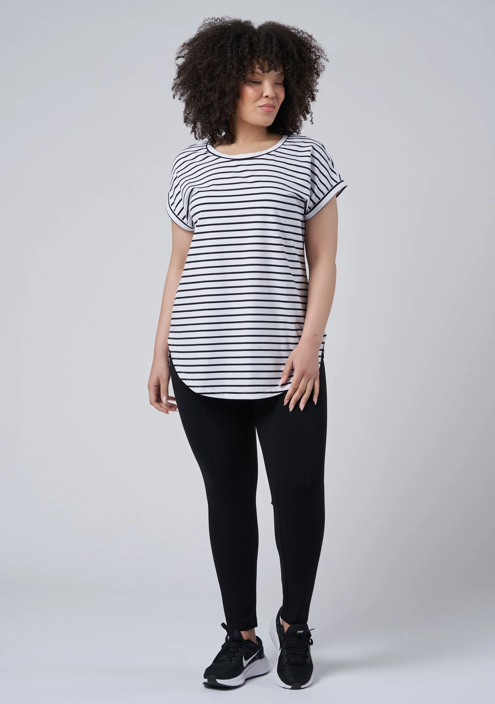 Lauren Longline Stripe Tee