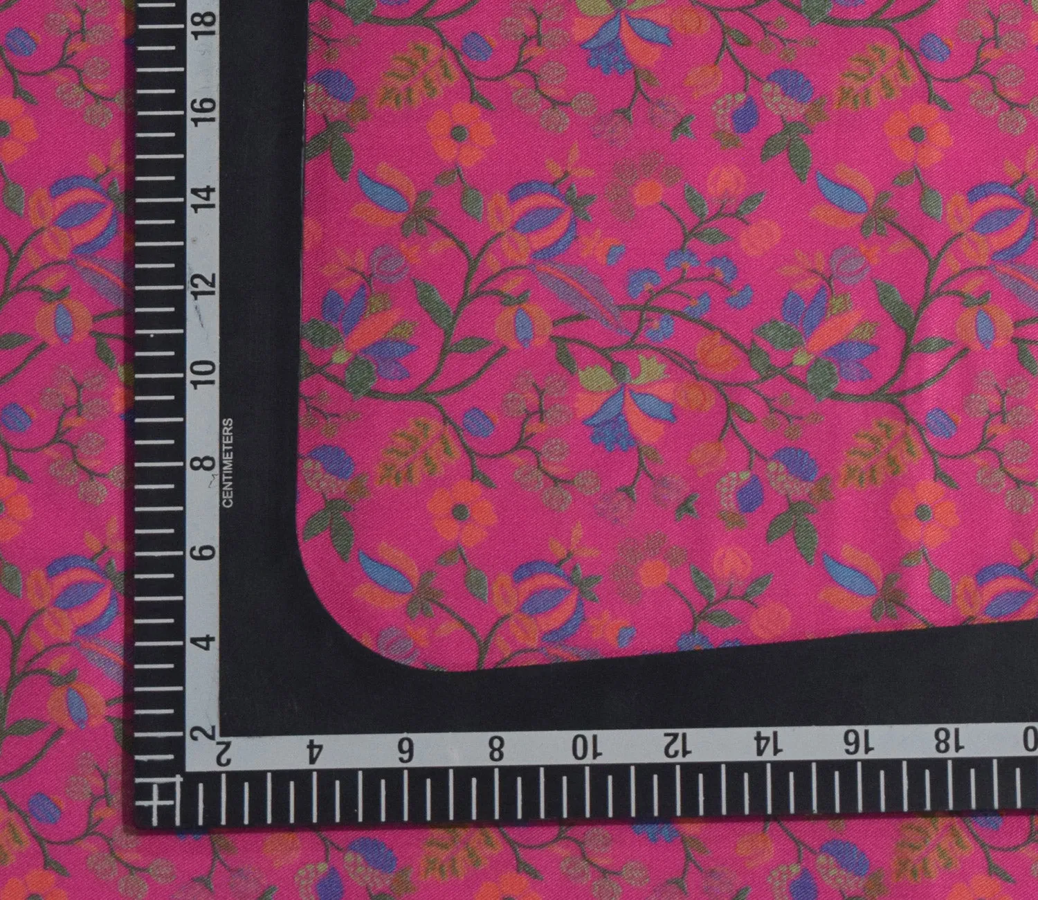 Leaf Pattern Digital Printed Pure Pashmina Fabric Available in Pink , Olive Green , Teal and Yellow