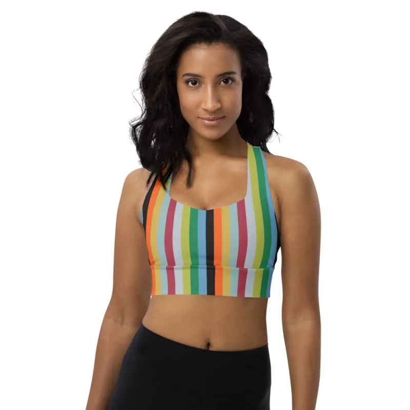 Longline sports bra - LineStyle color