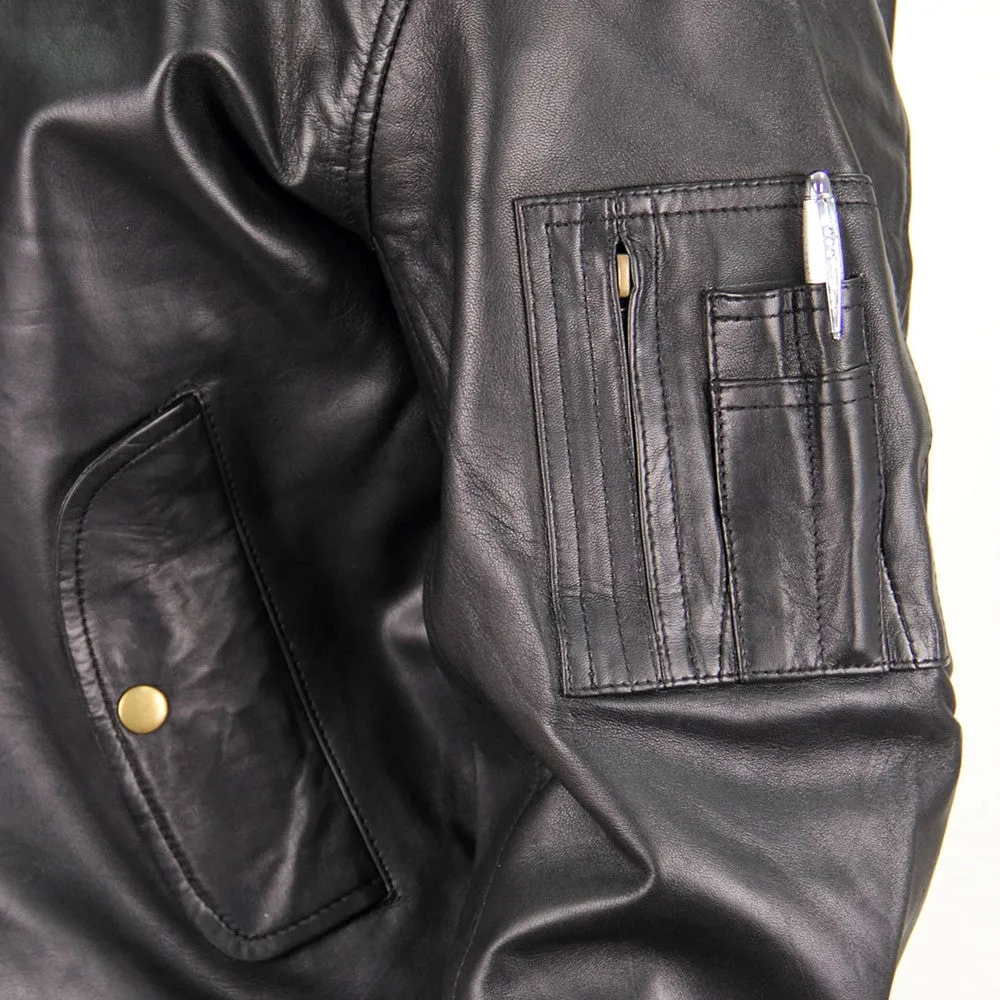 MA-1 Leather Flight Jacket US Government Spec