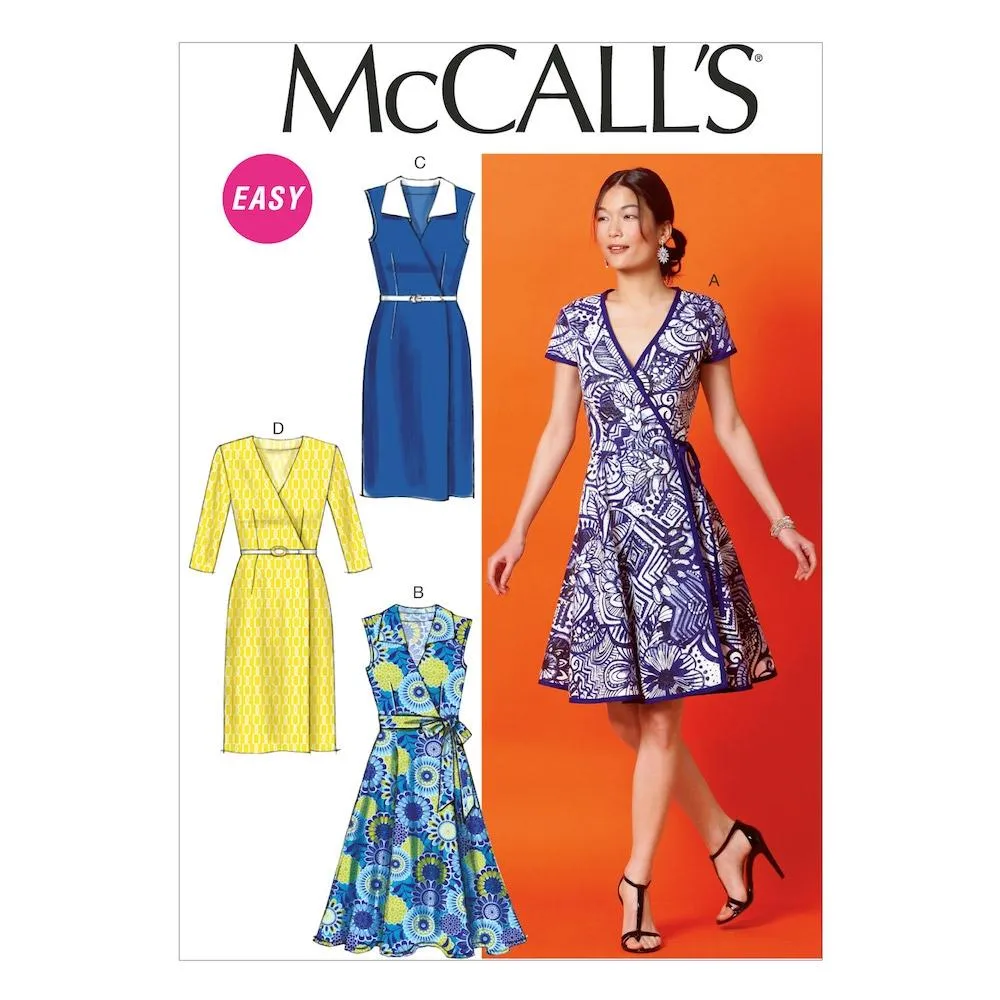 McCall's Pattern M6959 Misses' Dresses and Belt