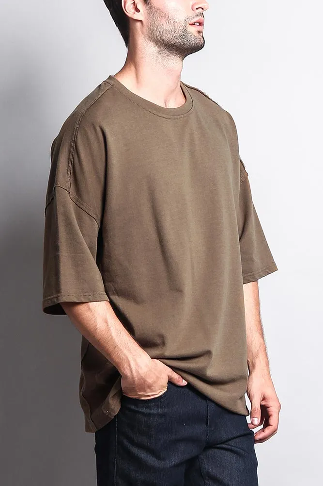 Men's Basic Overly Over Sized T-Shirt