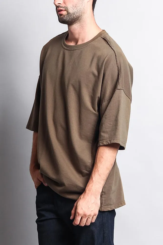 Men's Basic Overly Over Sized T-Shirt