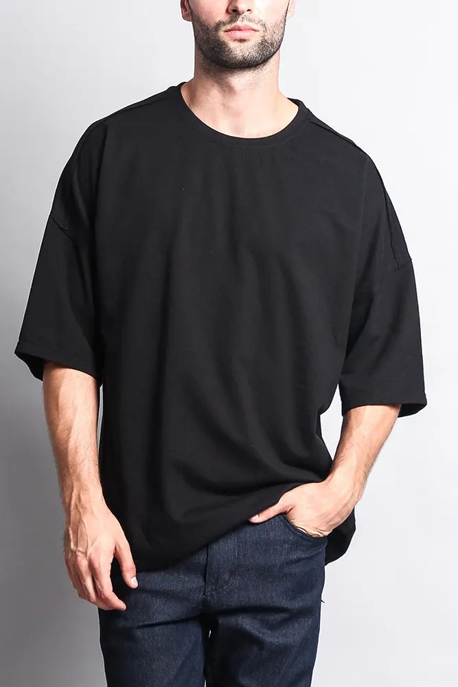 Men's Basic Overly Over Sized T-Shirt