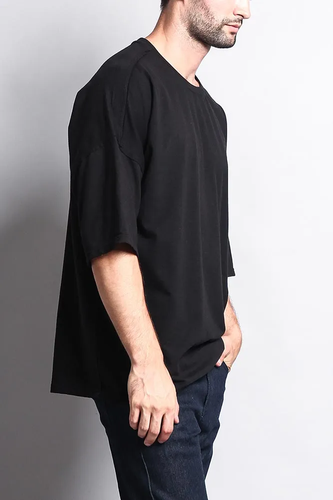 Men's Basic Overly Over Sized T-Shirt