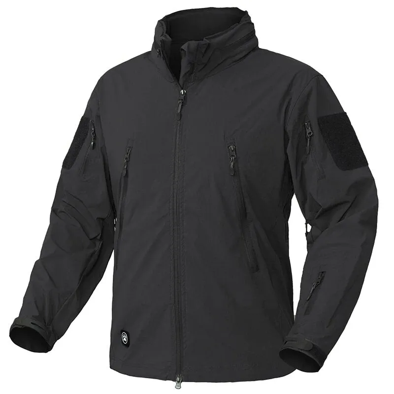 Men's Tactical Waterproof Breathable Bylon Windbreaker