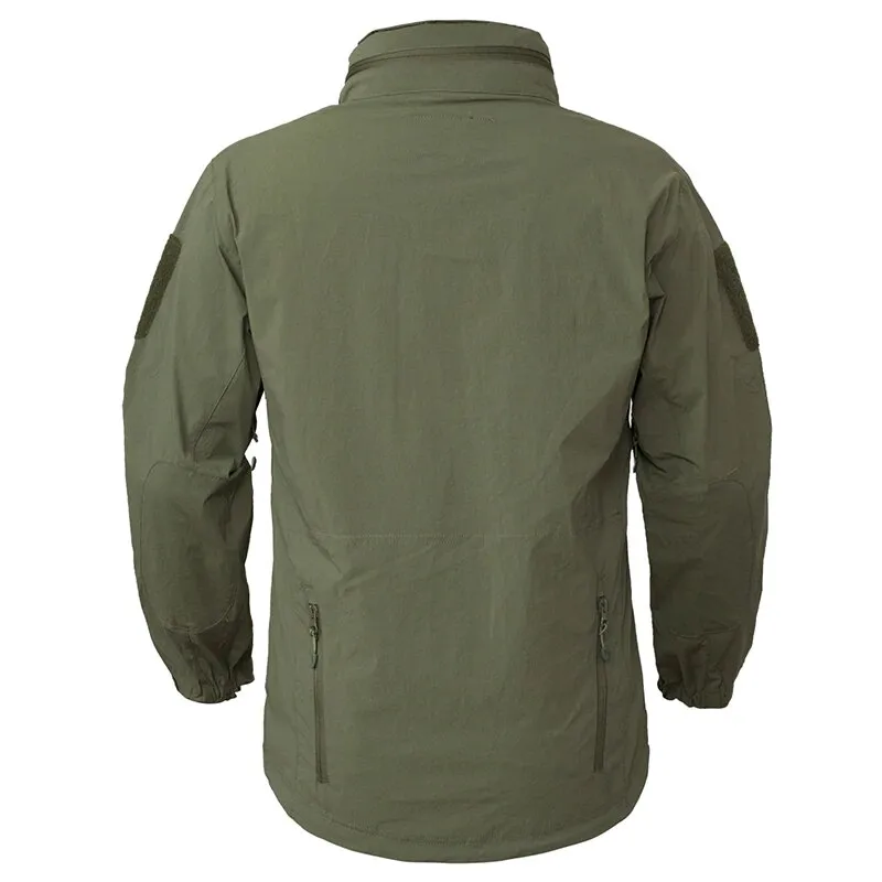 Men's Tactical Waterproof Breathable Bylon Windbreaker