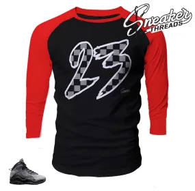 Retro 10 Shadow Checkered 23 Raglan