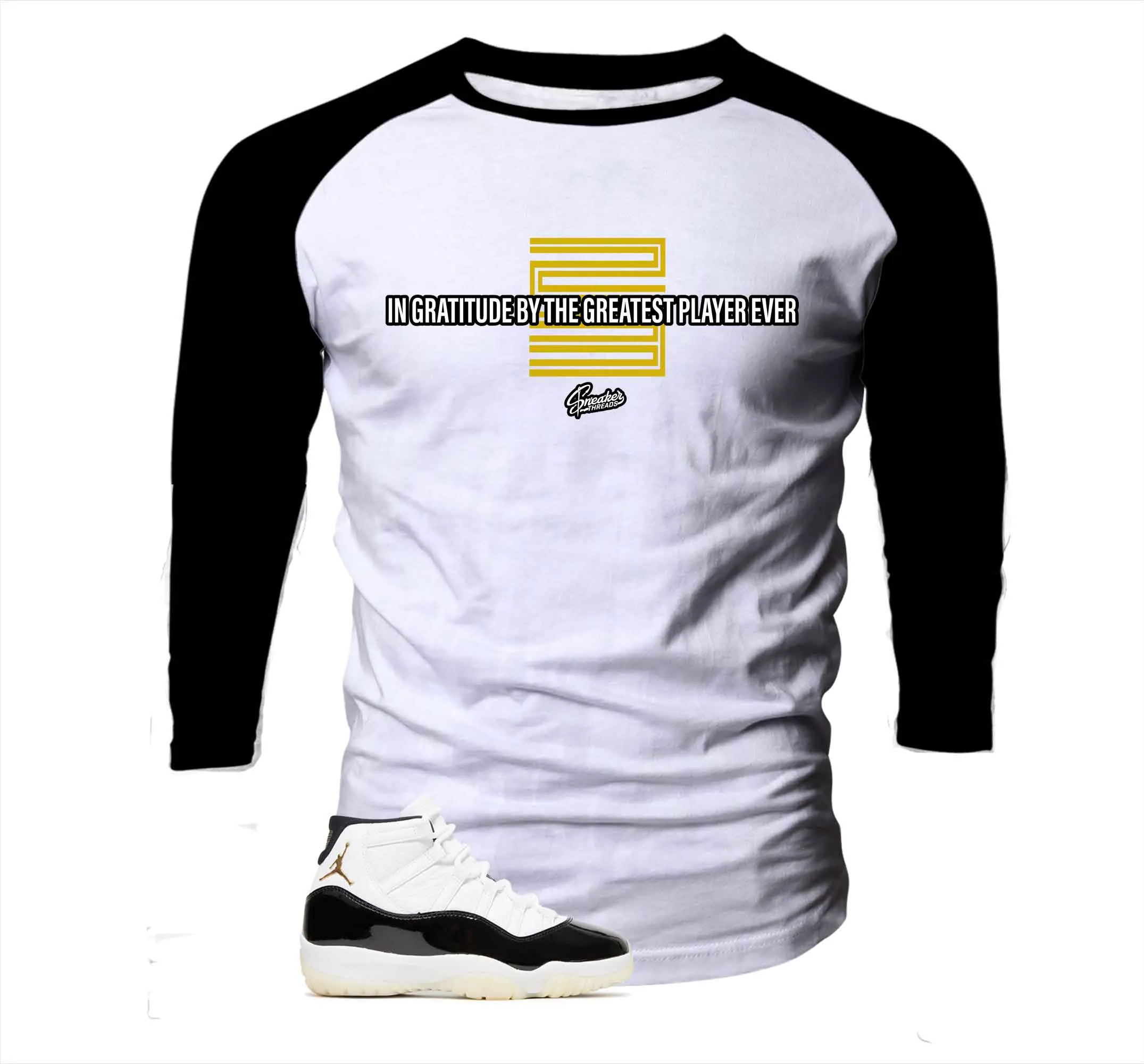 Retro 11 Gratitude DMP Greatest Player Raglan Shirt