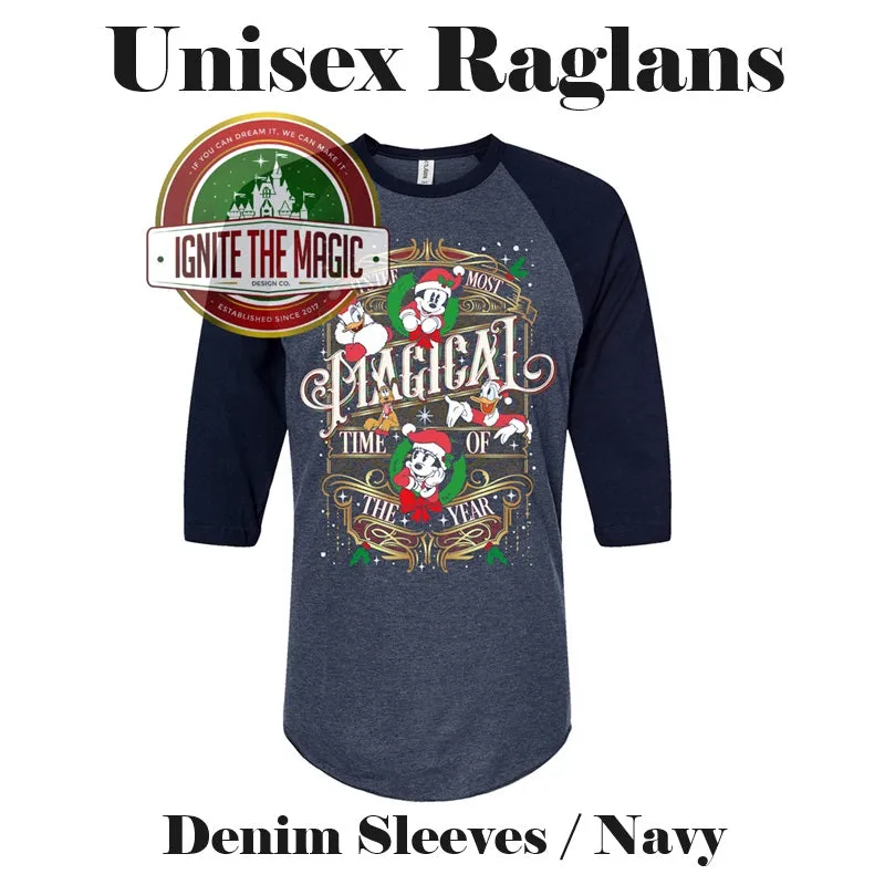 REVAMP - Most Magical Time of the Year - Unisex Raglan Tees