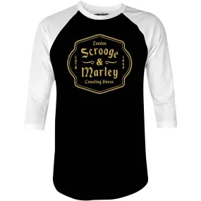 Scrooge & Marley Counting House - 3/4 Sleeve Raglan T-Shirt