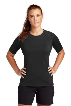 Sport-Tek LST470: Ladies Rashguard Tee. LST470