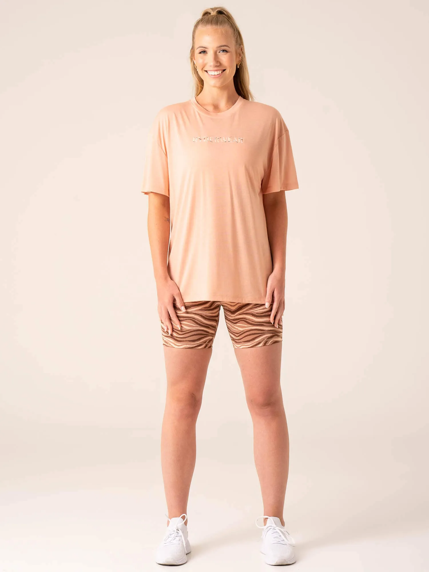 Unstoppable Oversized T-Shirt - Peach