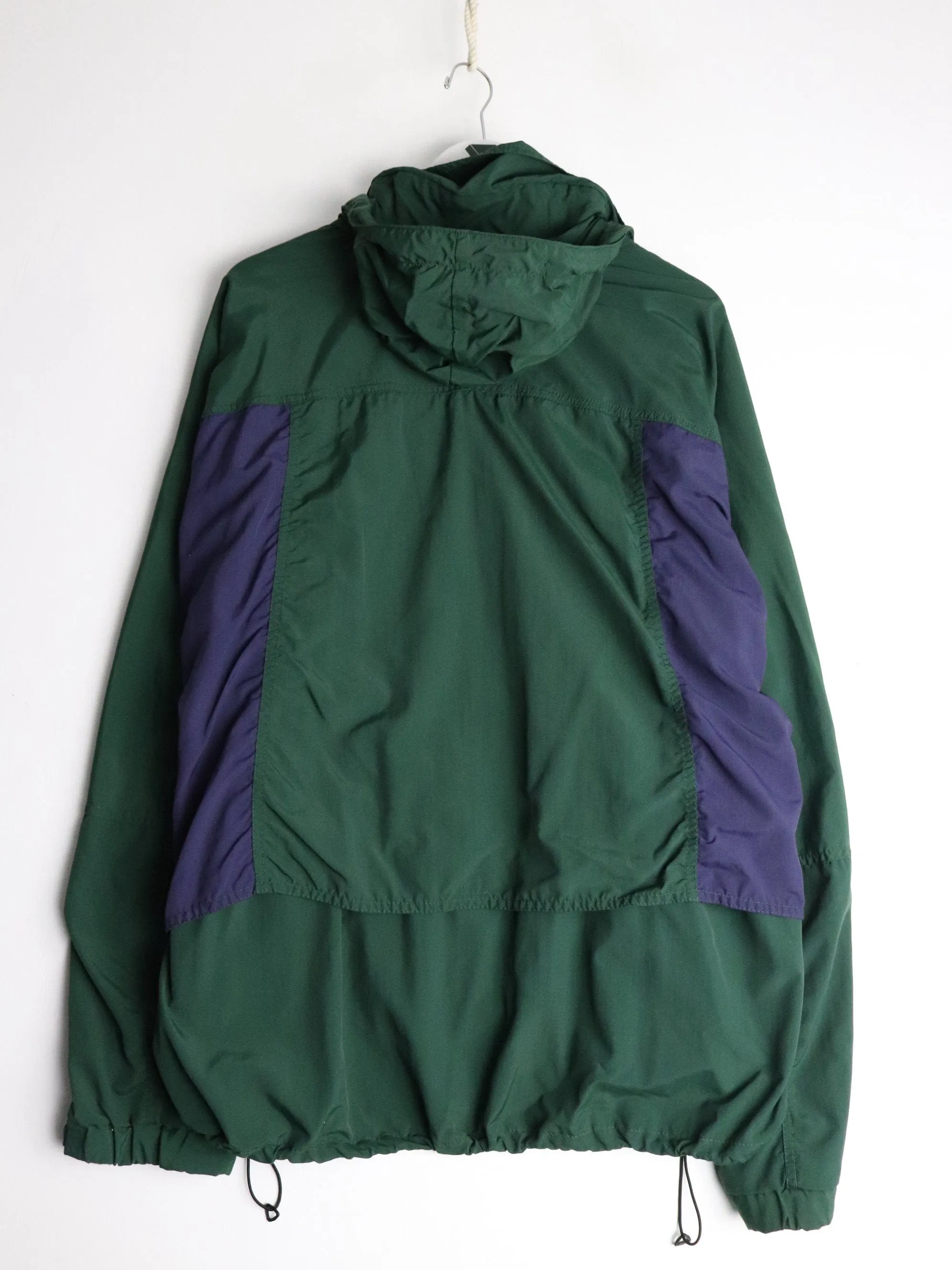 Vintage Sierra Designs Jacket Mens XL Green Outdoors Windbreaker