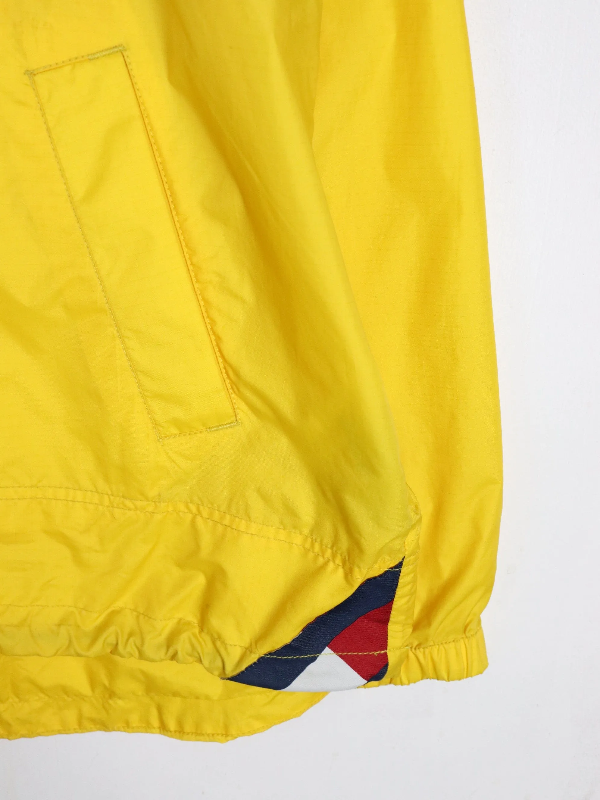 Vintage Tommy Hilfiger Windbreaker Mens XL Yellow Anorak