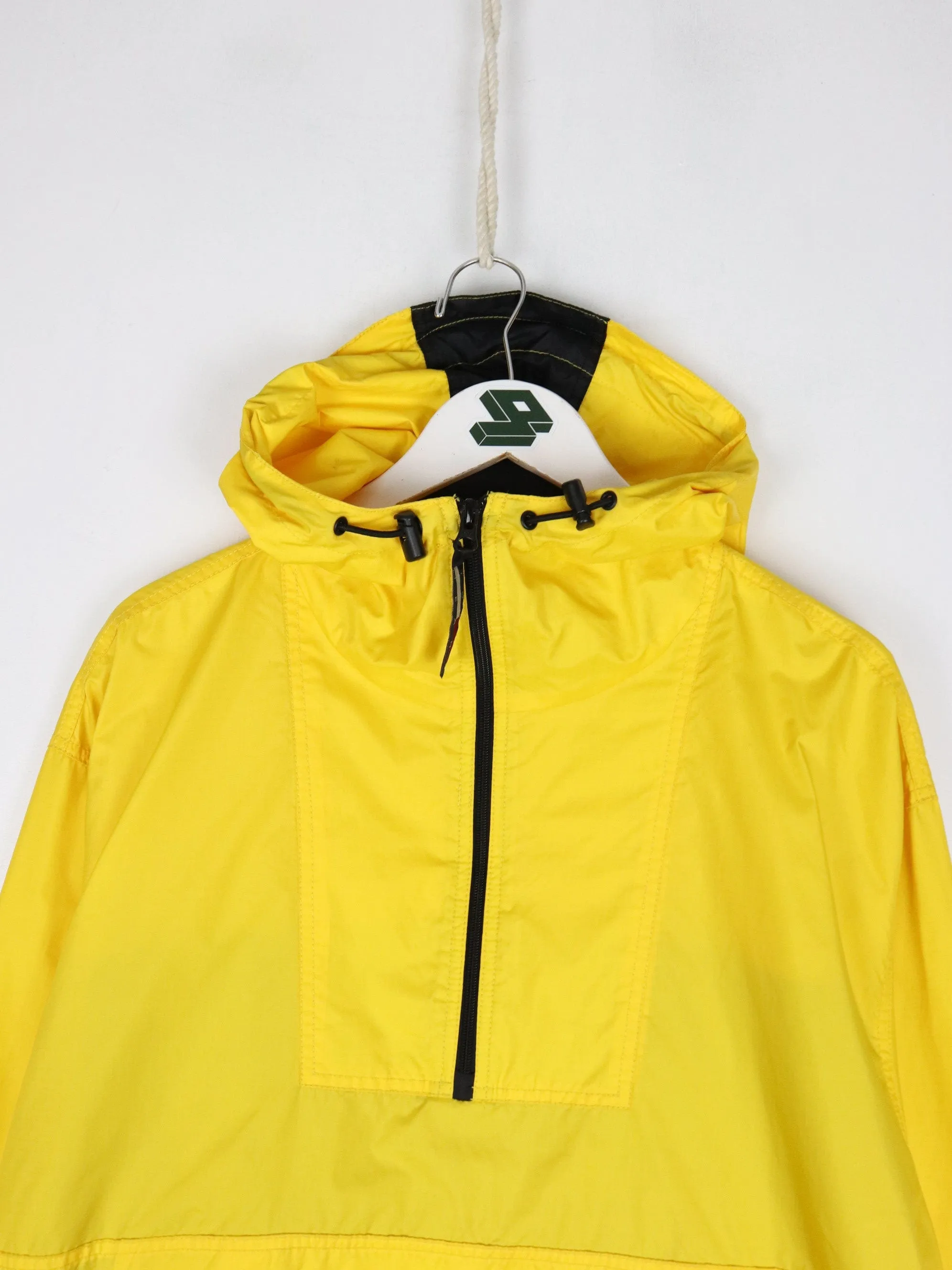 Vintage Tommy Hilfiger Windbreaker Mens XL Yellow Anorak