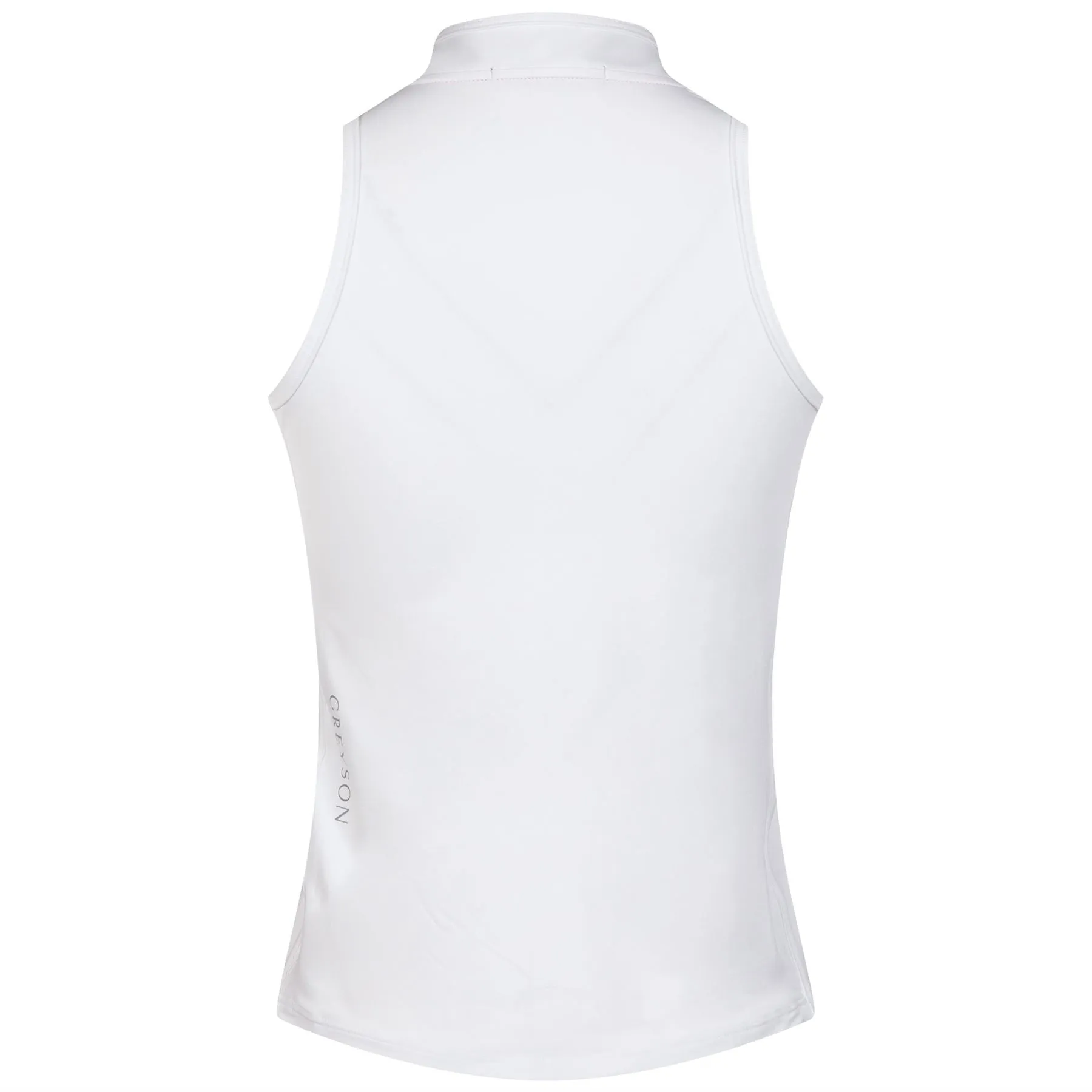 Womens Sleeveless Vesta Mock Neck Top Arctic - AW24