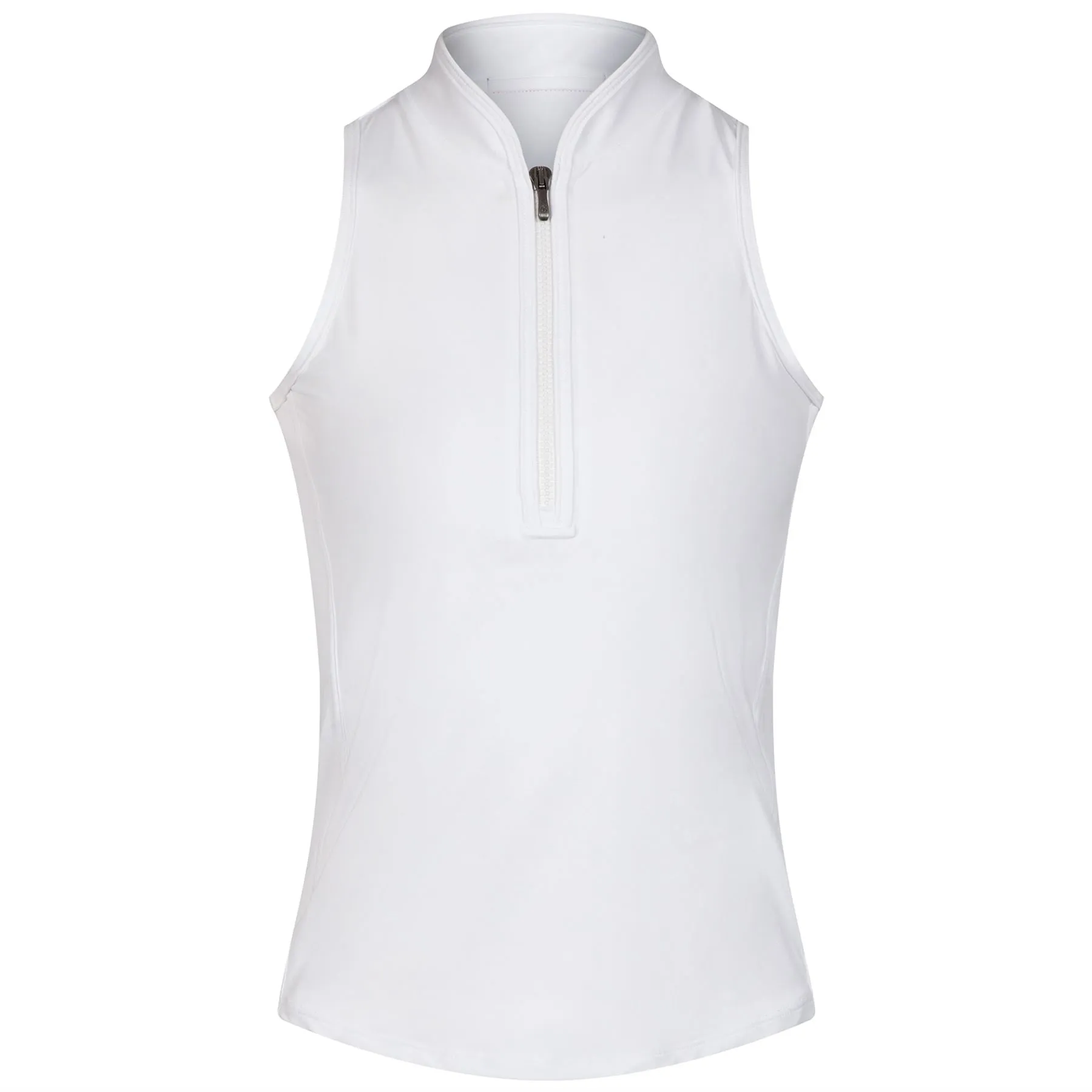 Womens Sleeveless Vesta Mock Neck Top Arctic - AW24